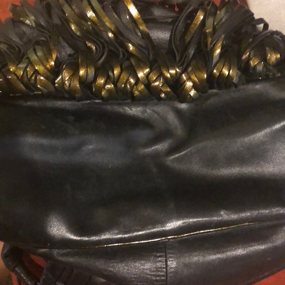 Katherine Kwei Signature Loop Leather Handbag - Picture 13 of 14